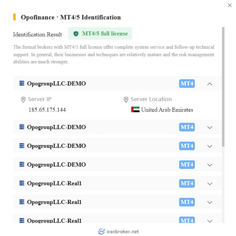 نقد و بررسی بروکر اوپو فایننس